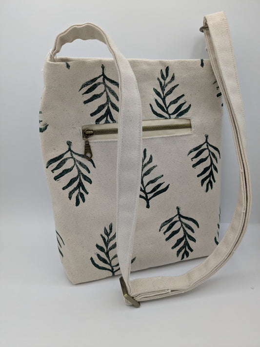 Verticle Ferns Crossbody