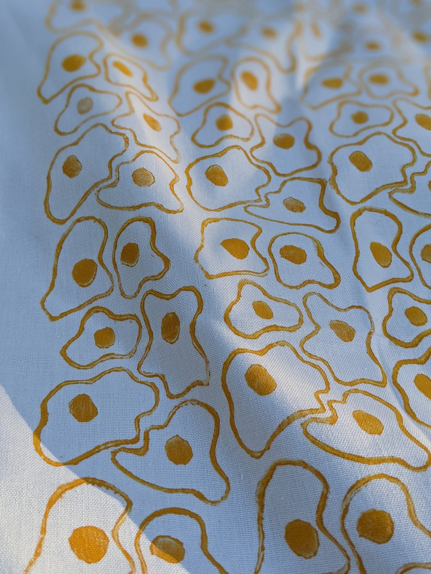 Fried Egg Printed Kitchen Towel