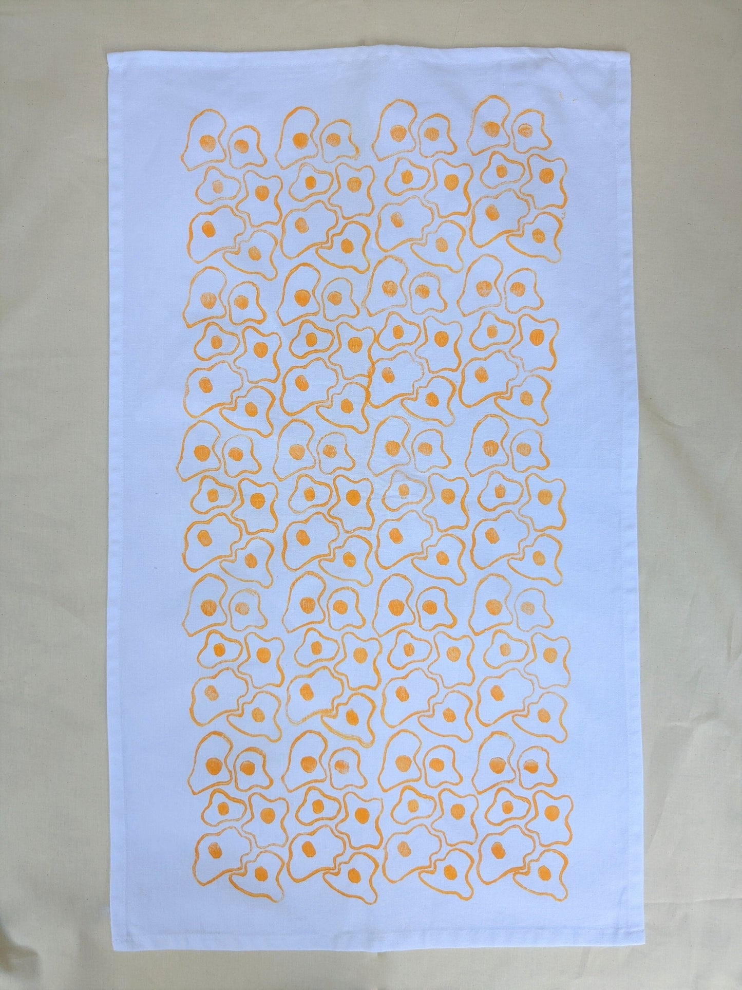 Fried Egg Printed Kitchen Towel