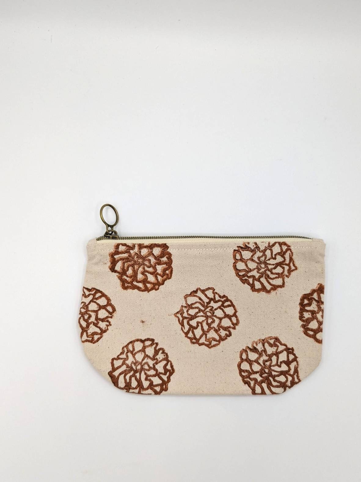 Marigold Half Moon Zip Pouch